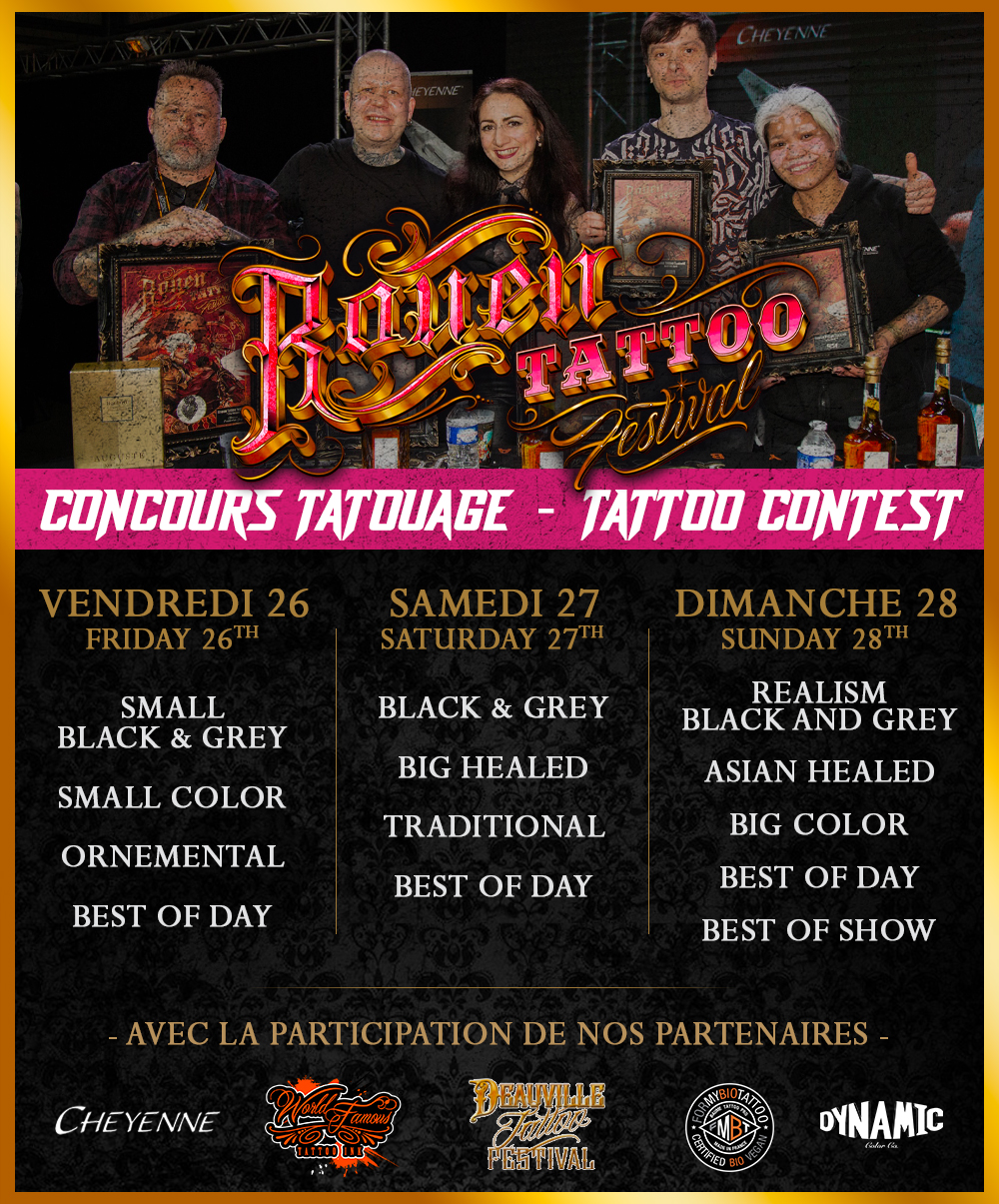 CONCOURS Rouen Tattoo Festival 2024